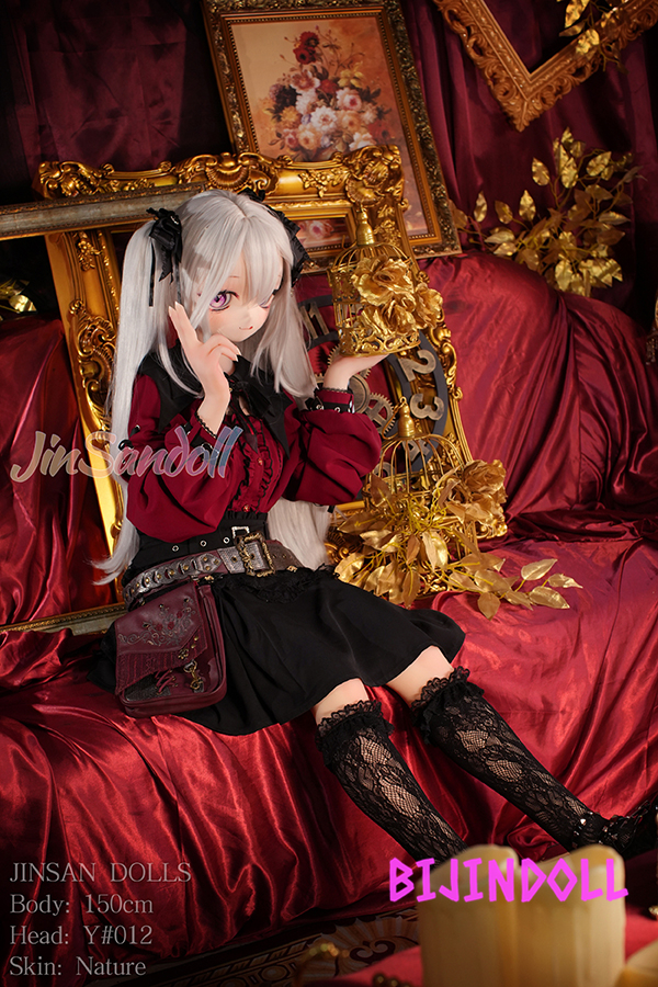 WMDoll#Y012 150cm B-Cup PVC Head Anime Sex Doll Cute White Haired Life Size Sex Doll Cosplay Anime Sex Doll