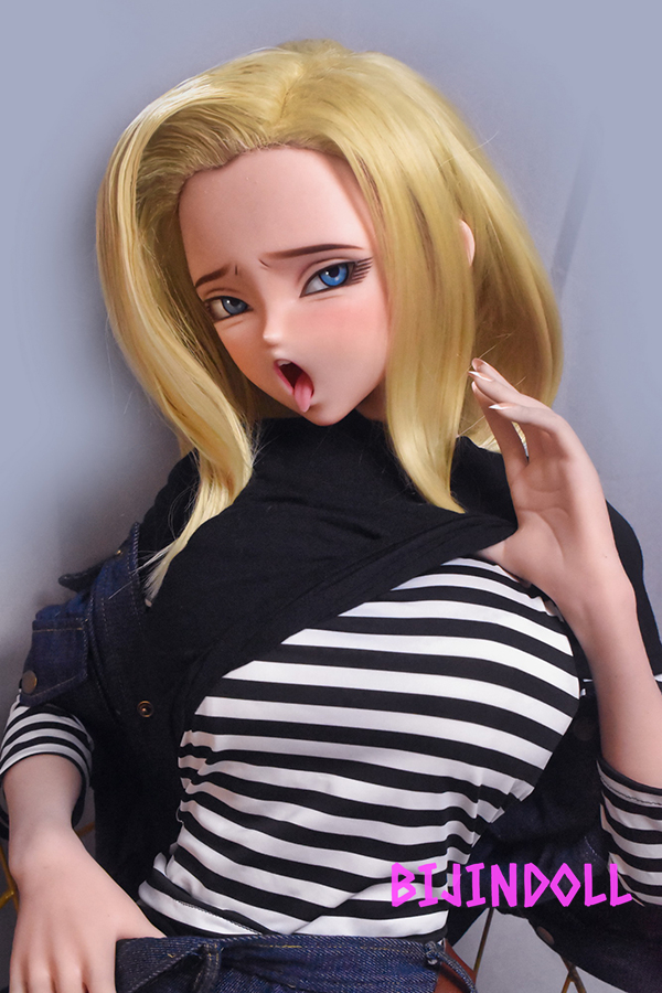 ElsaBabe-AHR002 148cm silicone Android 18 anime sex doll blowjob sexy sex doll big tits cosplay doll