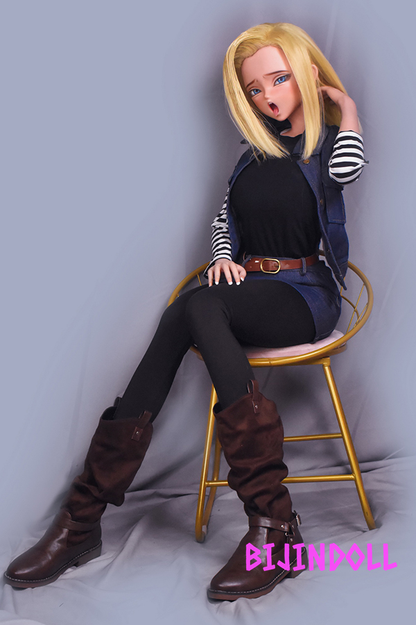 ElsaBabe-AHR002 148cm silicone Android 18 anime sex doll blowjob sexy sex doll big tits cosplay doll