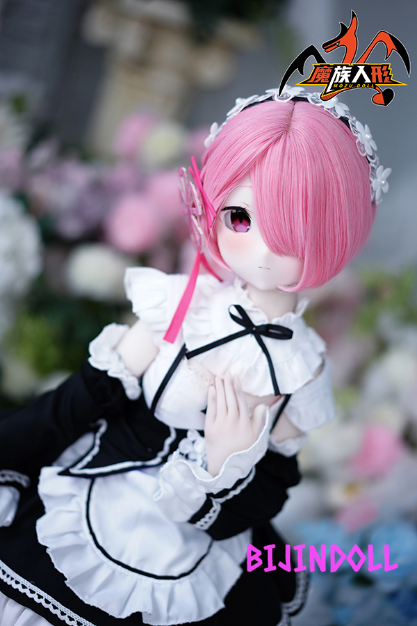 mozudoll Ram PVC Head Picture clothing free Popular anime sex doll maid cosplay cute love doll cheap anime doll