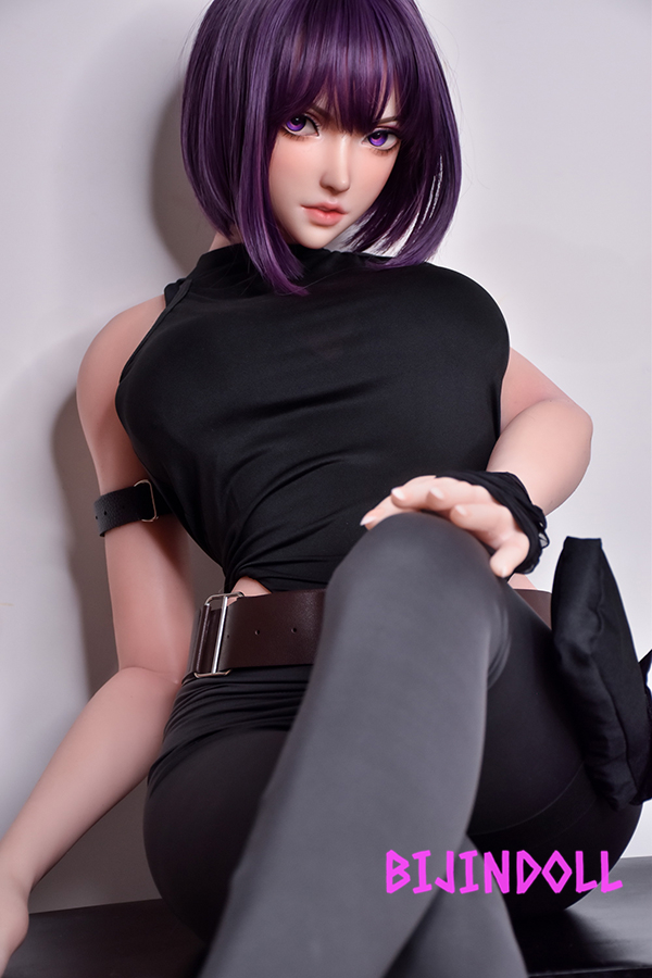 ElsaBabe-AHC006 165cm silicone short hair real doll big breasts