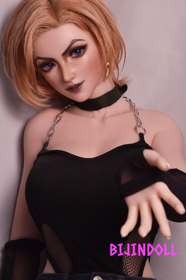 ElsaBabe-AHC007 165cm silicone Blonde Realistic Hot Sex Doll