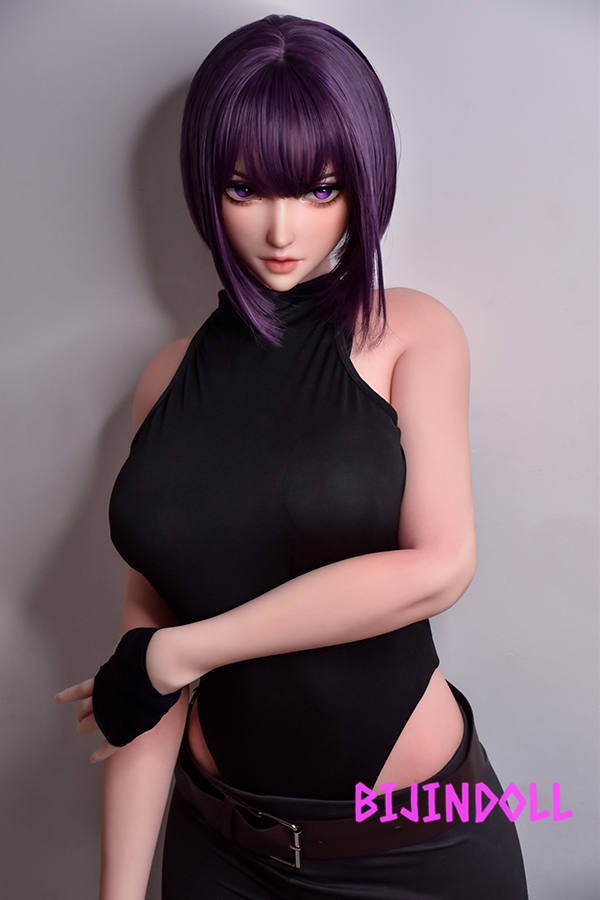 ElsaBabe-AHC006 165cm silicone short hair real doll big breasts