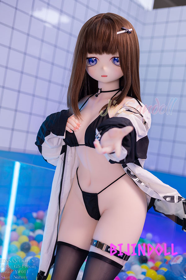 WMDoll#Y011 140cm B-cup PVC Head Anime Girlfriend Life-size Anime Sex Dolls