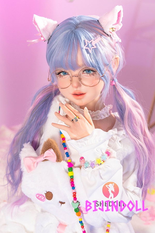 Shedoll 145cm Yaoyao Silicone Head + TPE Body Cat Ears Beautiful Girl Sex Doll Cute Love Doll