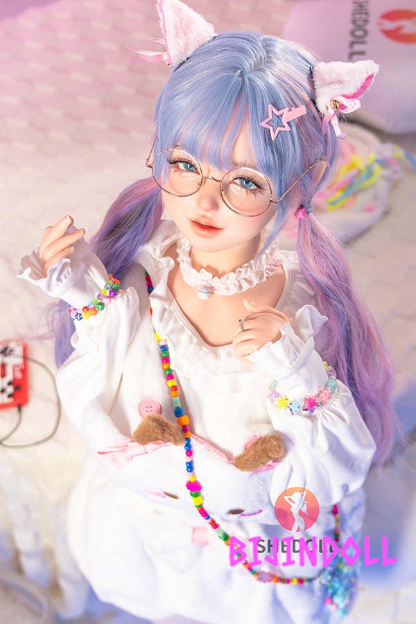 Shedoll 145cm Yaoyao Silicone Head + TPE Body Cat Ears Beautiful Girl Sex Doll Cute Love Doll