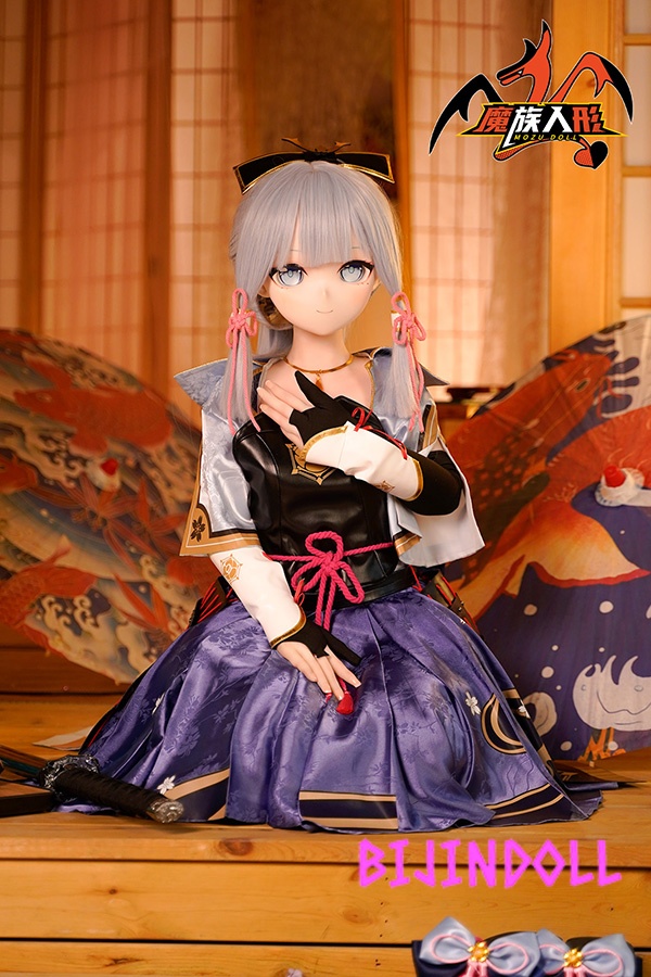 Mozudoll Linghua Cosplay Version PVC Head Pictures Clothes Free Kamisato Ayaka Genshin Impact Love Doll Game Characters