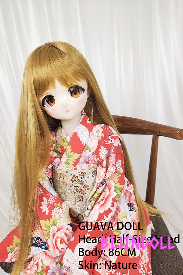 GUAVADOLL DMS02 Normal Skin Hand-Painted Makeup Vinyl Head (PVC) Cute Love Doll Japanese Clothing New