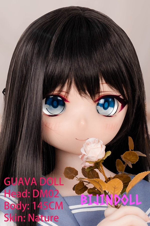 GUAVADOLL DM02 Normal Skin Hand-Drawn Makeup Vinyl Head Neat Female Student Anime Love Doll