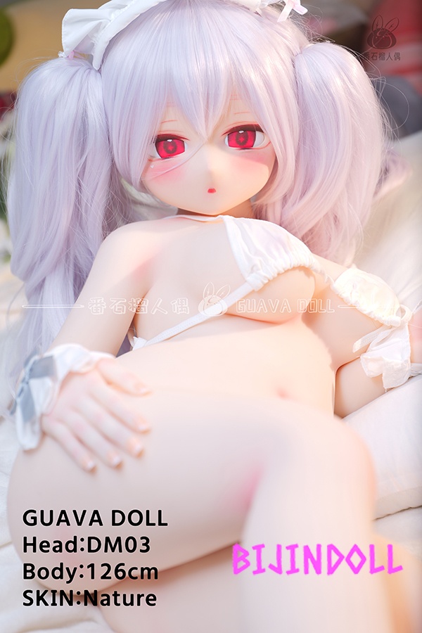 GUAVADOLL DM03 E-Cup Normal Skin Hand-Drawn Makeup Eye Decal Vinyl Head Lovey-Doll Beautiful Girl Anime Doll