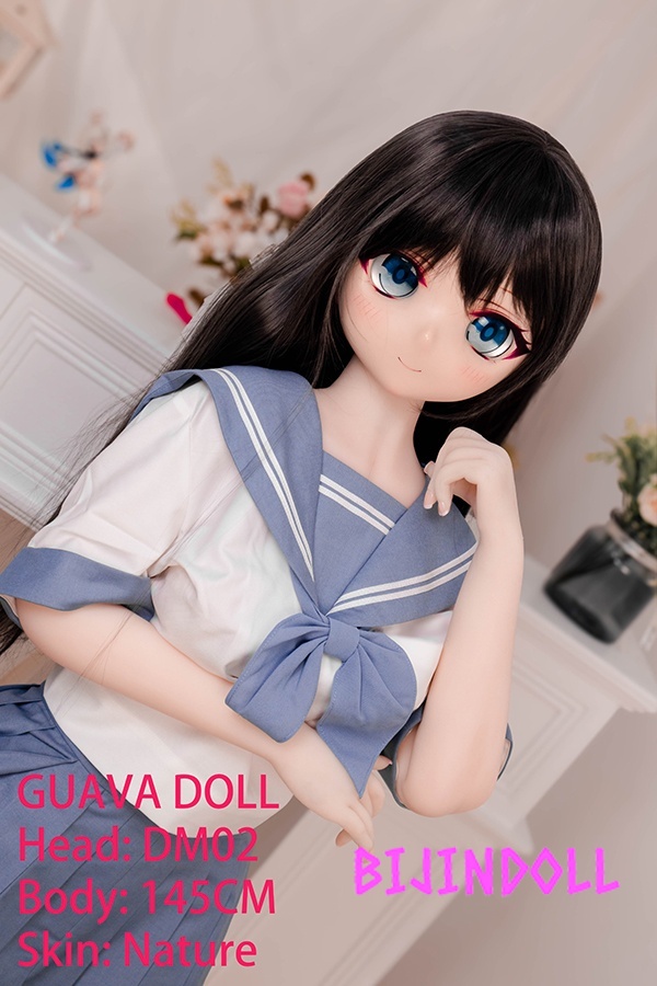 GUAVADOLL DM02 Normal Skin Hand-Drawn Makeup Vinyl Head Neat Female Student Anime Love Doll
