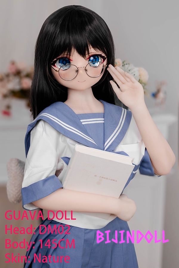 GUAVADOLL DM02 Normal Skin Hand-Drawn Makeup Vinyl Head Neat Female Student Anime Love Doll