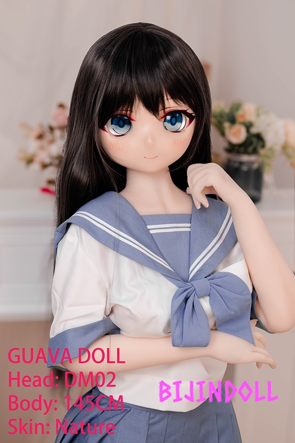 GUAVADOLL DM02 Normal Skin Hand-Drawn Makeup Vinyl Head Neat Female Student Anime Love Doll