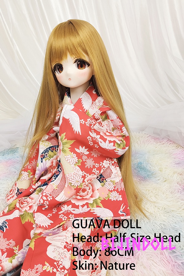 GUAVADOLL DMS02 Normal Skin Hand-Painted Makeup Vinyl Head (PVC) Cute Love Doll Japanese Clothing New