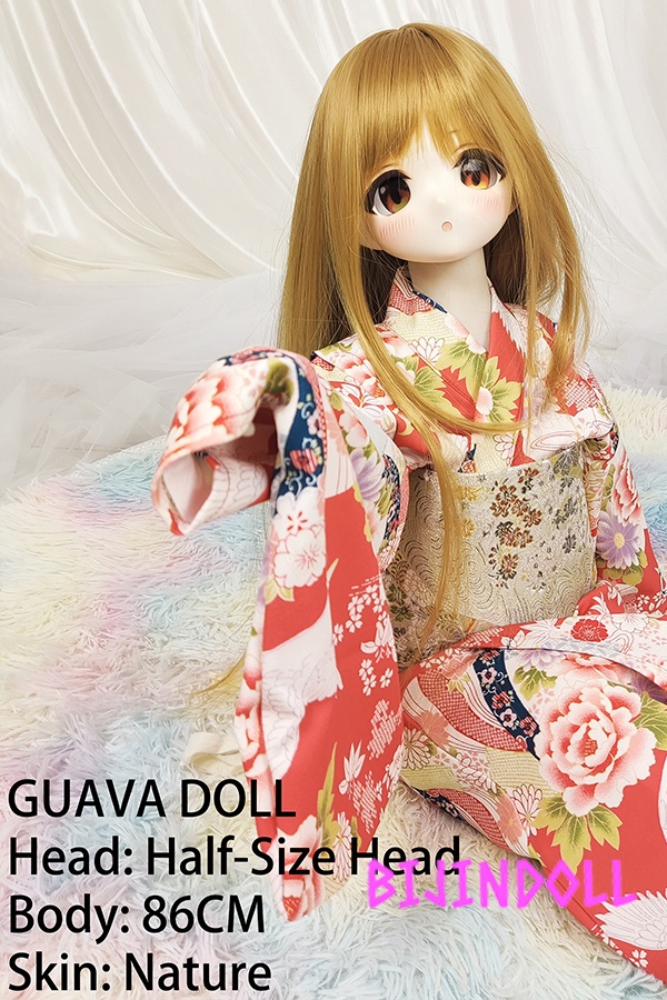 GUAVADOLL DMS02 Normal Skin Hand-Painted Makeup Vinyl Head (PVC) Cute Love Doll Japanese Clothing New