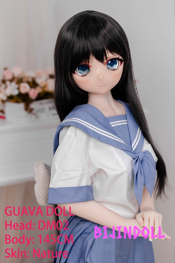 GUAVADOLL DM02 Normal Skin Hand-Drawn Makeup Vinyl Head Neat Female Student Anime Love Doll