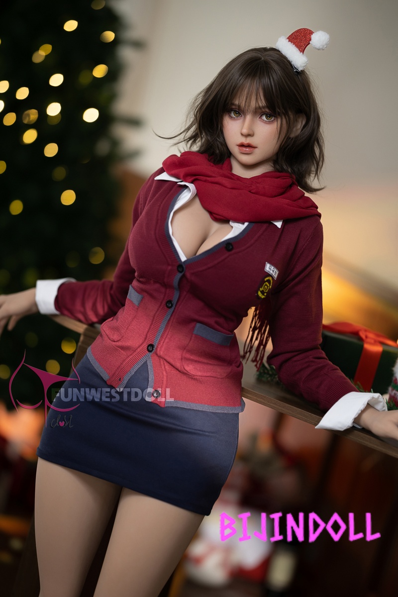 Funwest Lily FWD102 Head#036 157cm G-cup TPE Normal Skin Love Dolls JK Pretty Girl Adult Love Dolls