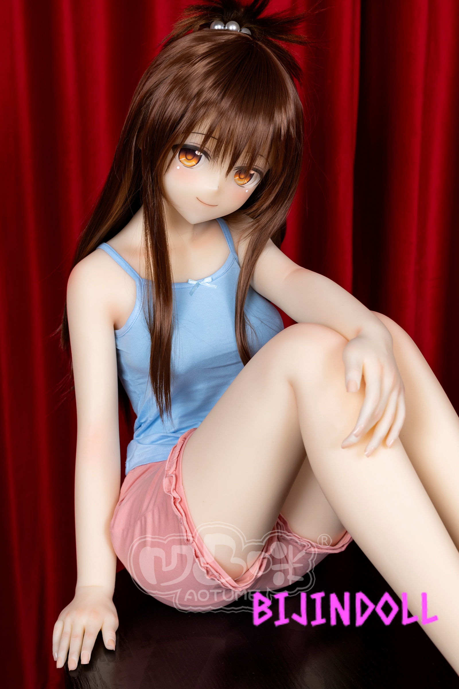 Aotumedoll Yuuki Mikan #127 145cm B-cup Silicone Beautiful Girl Sex Doll Cute Cosplay Love Doll To Love-Ru