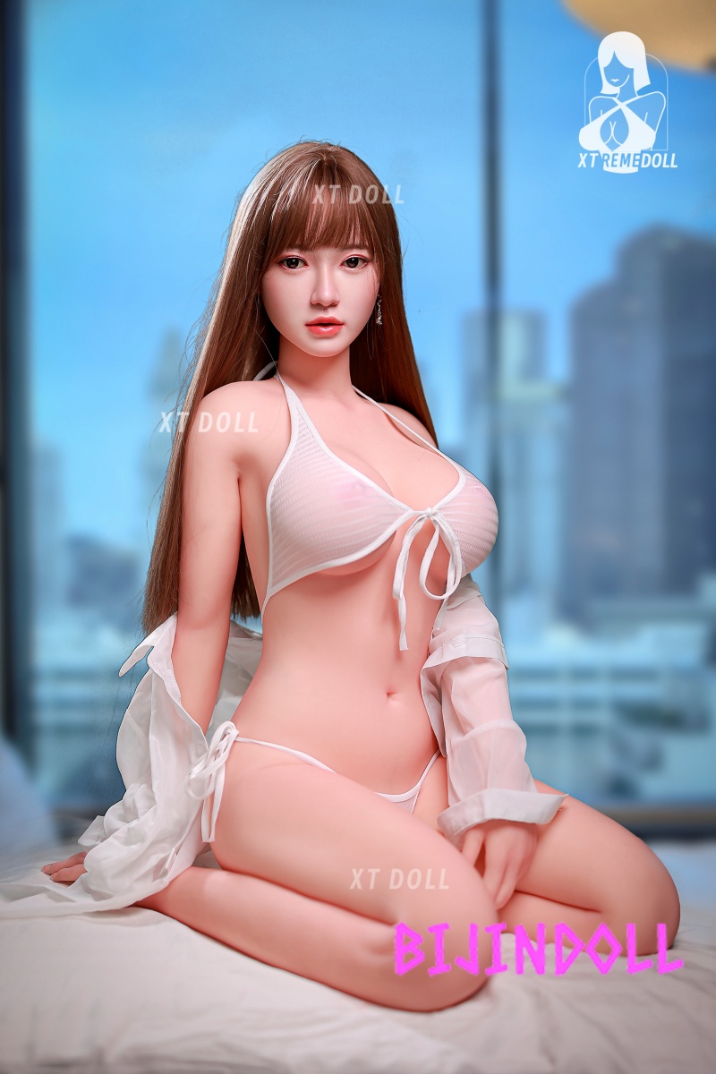 XTDOLL 158cm F-cup Silicone Head TPE Body Love Doll Eva Head #XT-14-A