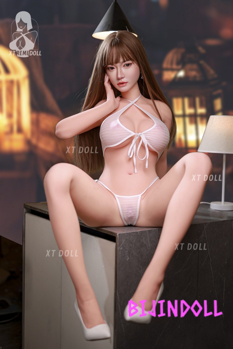 XTDOLL 158cm F-cup Silicone Head TPE Body Love Doll Eva Head #XT-14-A
