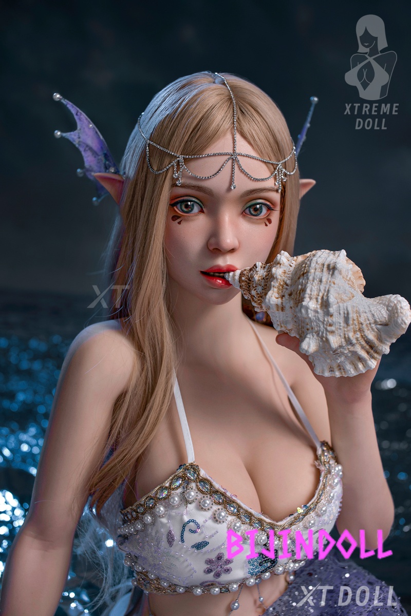 XTDOLL 157cm E-cup Silicone Head TPE Body Sex Doll Seanna Head #XT-1-A With Elf Ears