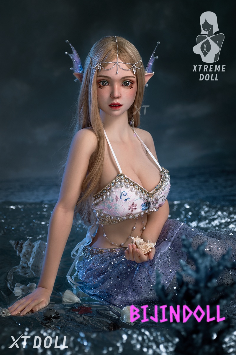 XTDOLL 157cm E-cup Silicone Head TPE Body Sex Doll Seanna Head #XT-1-A With Elf Ears