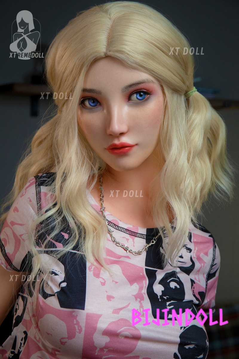 XTDOLL 163cm C-cup Silicone Head TPE Body Sex Doll Scarlett Head #XT-12-A Blonde