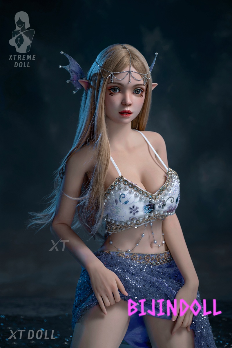 XTDOLL 157cm E-cup Silicone Head TPE Body Sex Doll Seanna Head #XT-1-A With Elf Ears