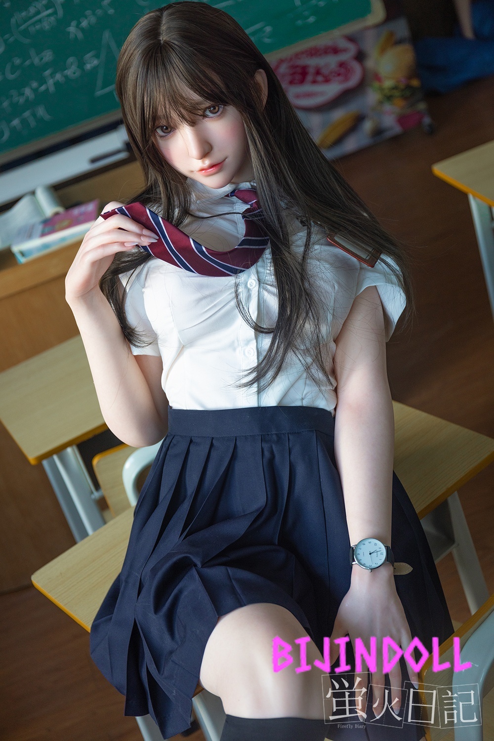 Firefly Diary 165cm C-cup Silicone Love Doll Lian ROS Available Uniform