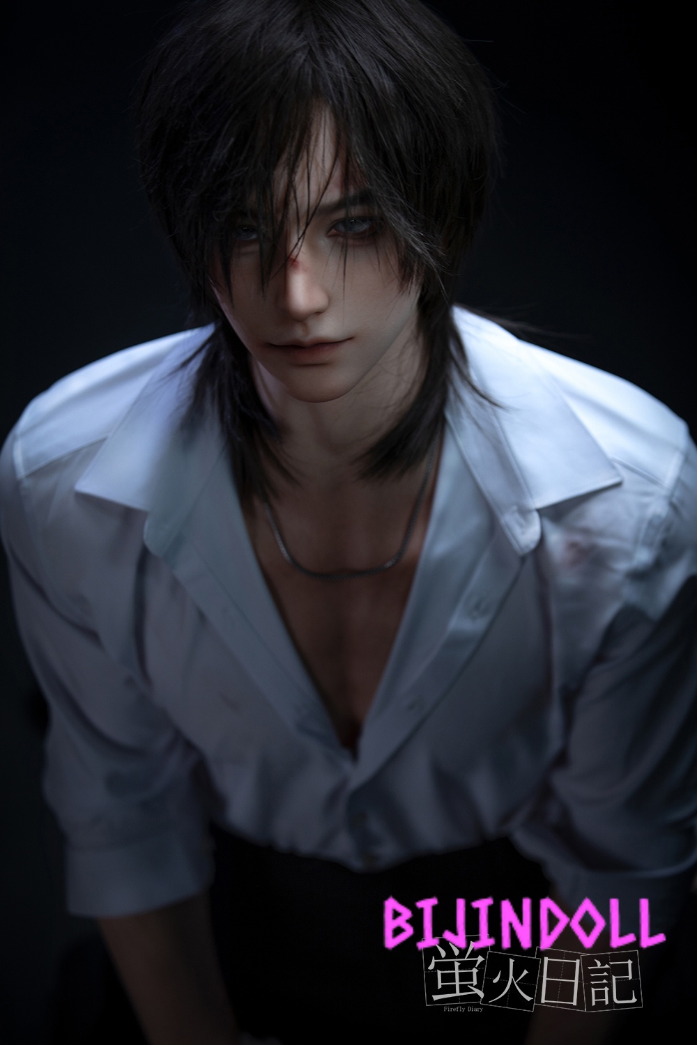 Firefly Diary 176cm Male Silicone Love Doll JiangLing Handsome Injury Makeup