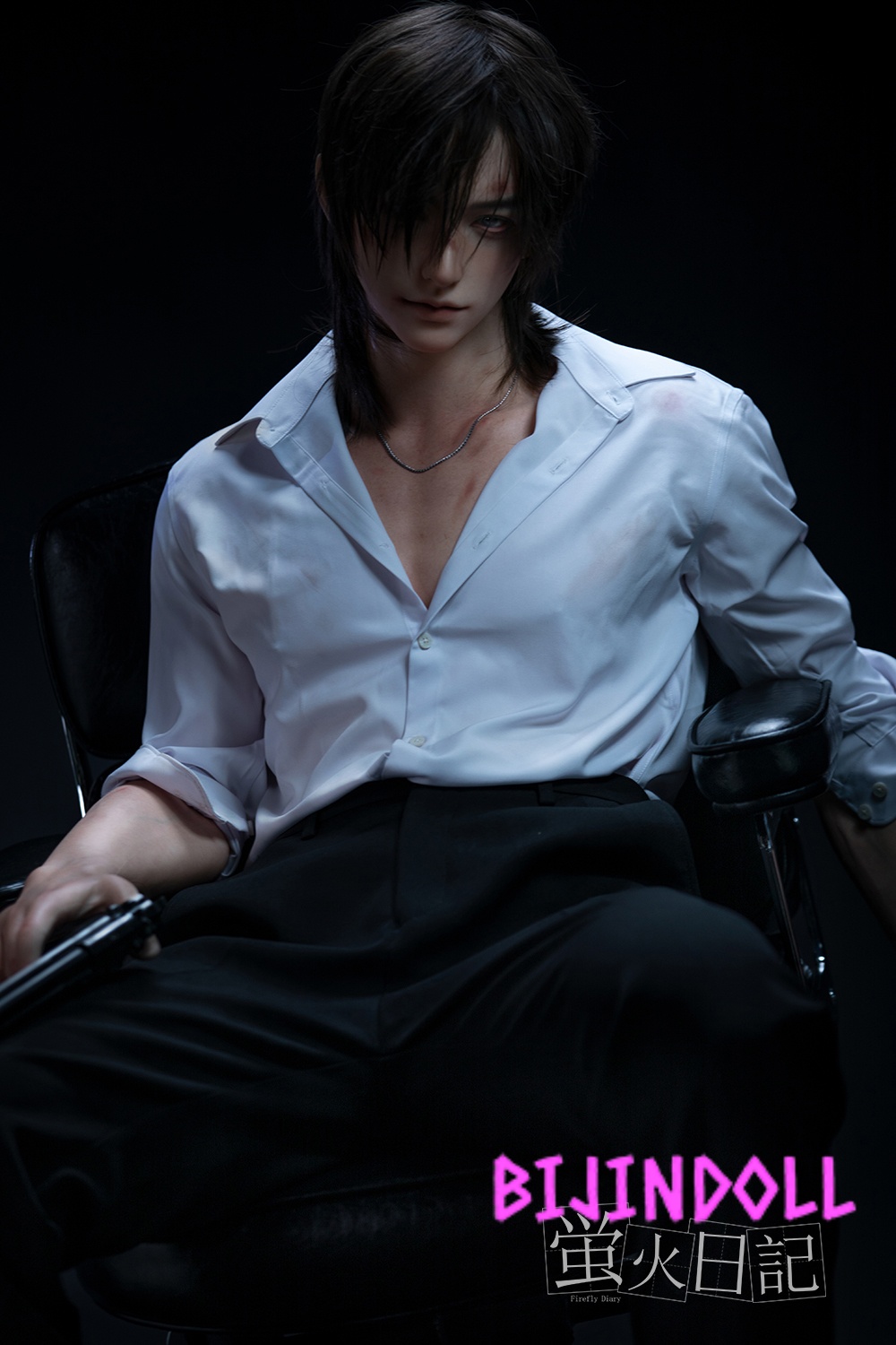 Firefly Diary 176cm Male Silicone Love Doll JiangLing Handsome Injury Makeup