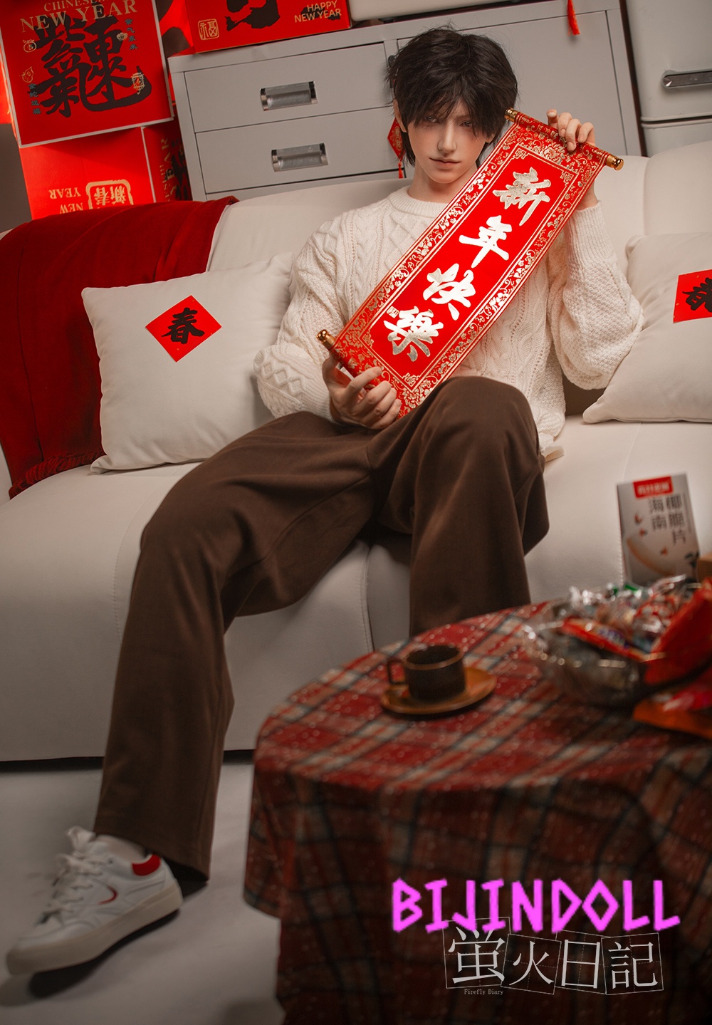 Firefly Diary 176cm Male Silicone Sex Doll JiangLing New Year Special Handsome