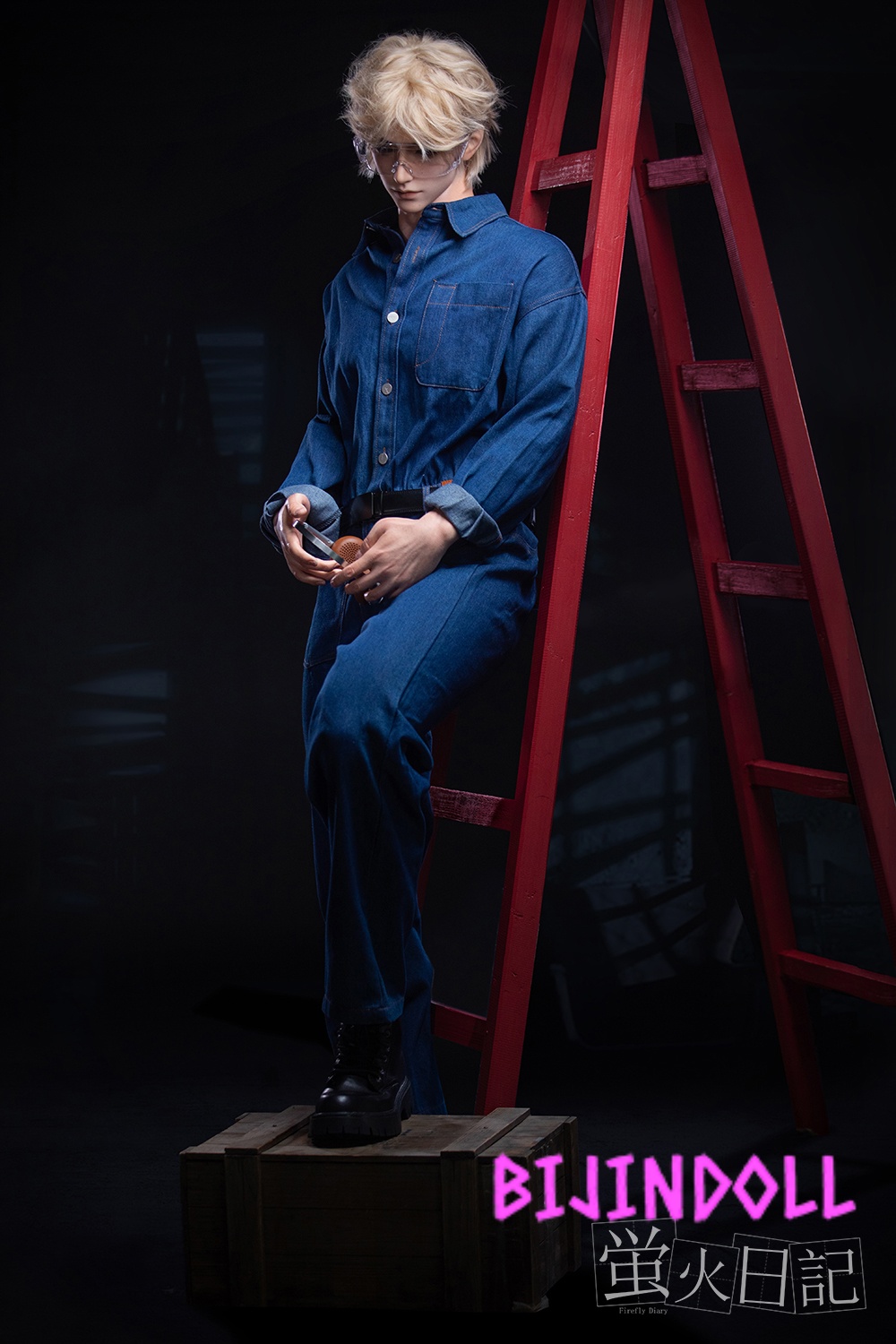 Firefly Diary 176cm Male Silicone Love Doll JiangLing Blonde Handsome