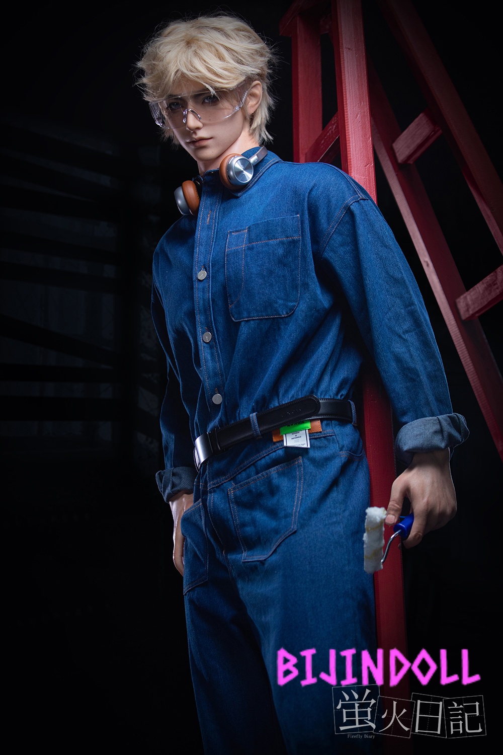 Firefly Diary 176cm Male Silicone Love Doll JiangLing Blonde Handsome