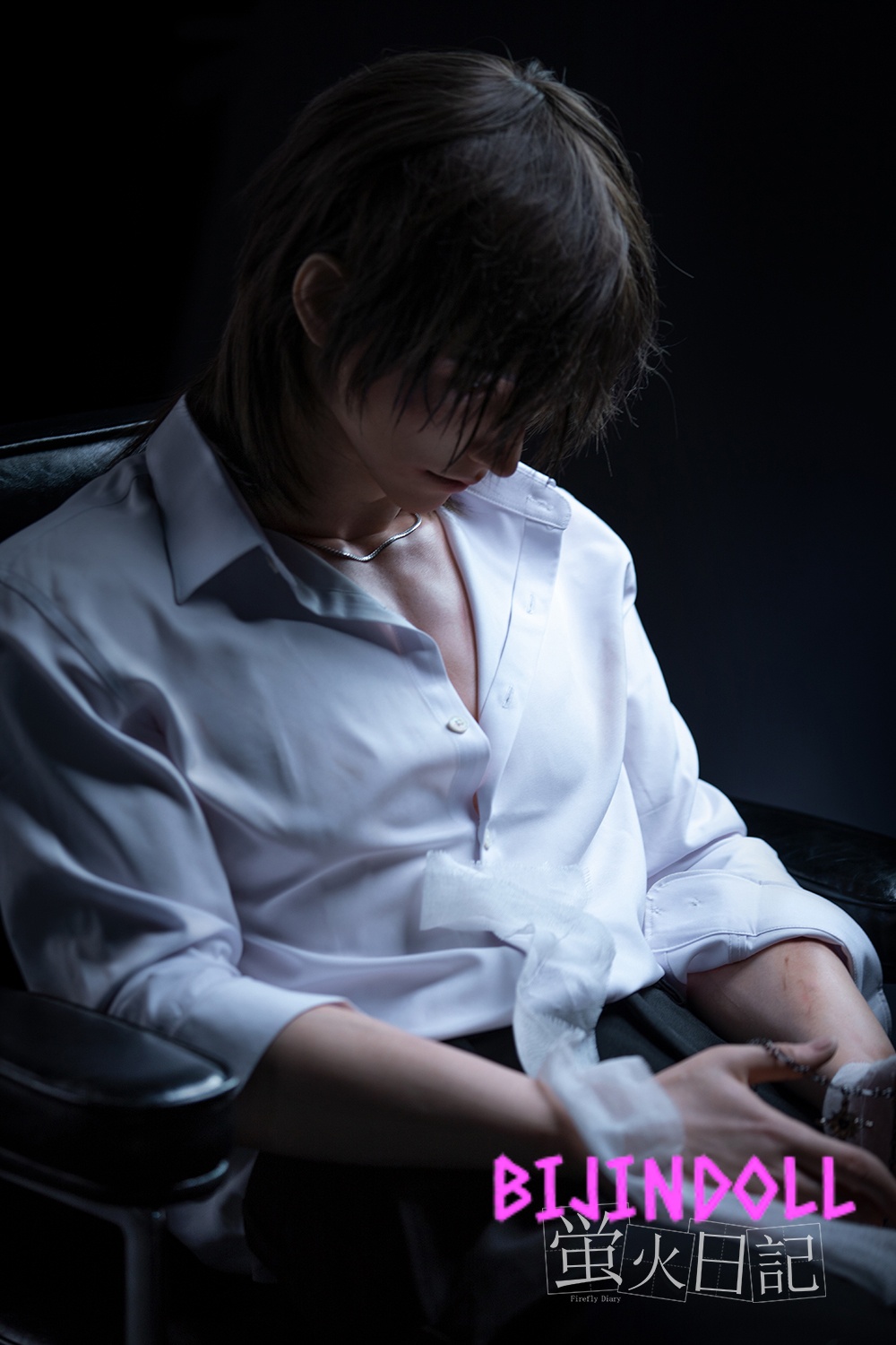 Firefly Diary 176cm Male Silicone Love Doll JiangLing Handsome Injury Makeup