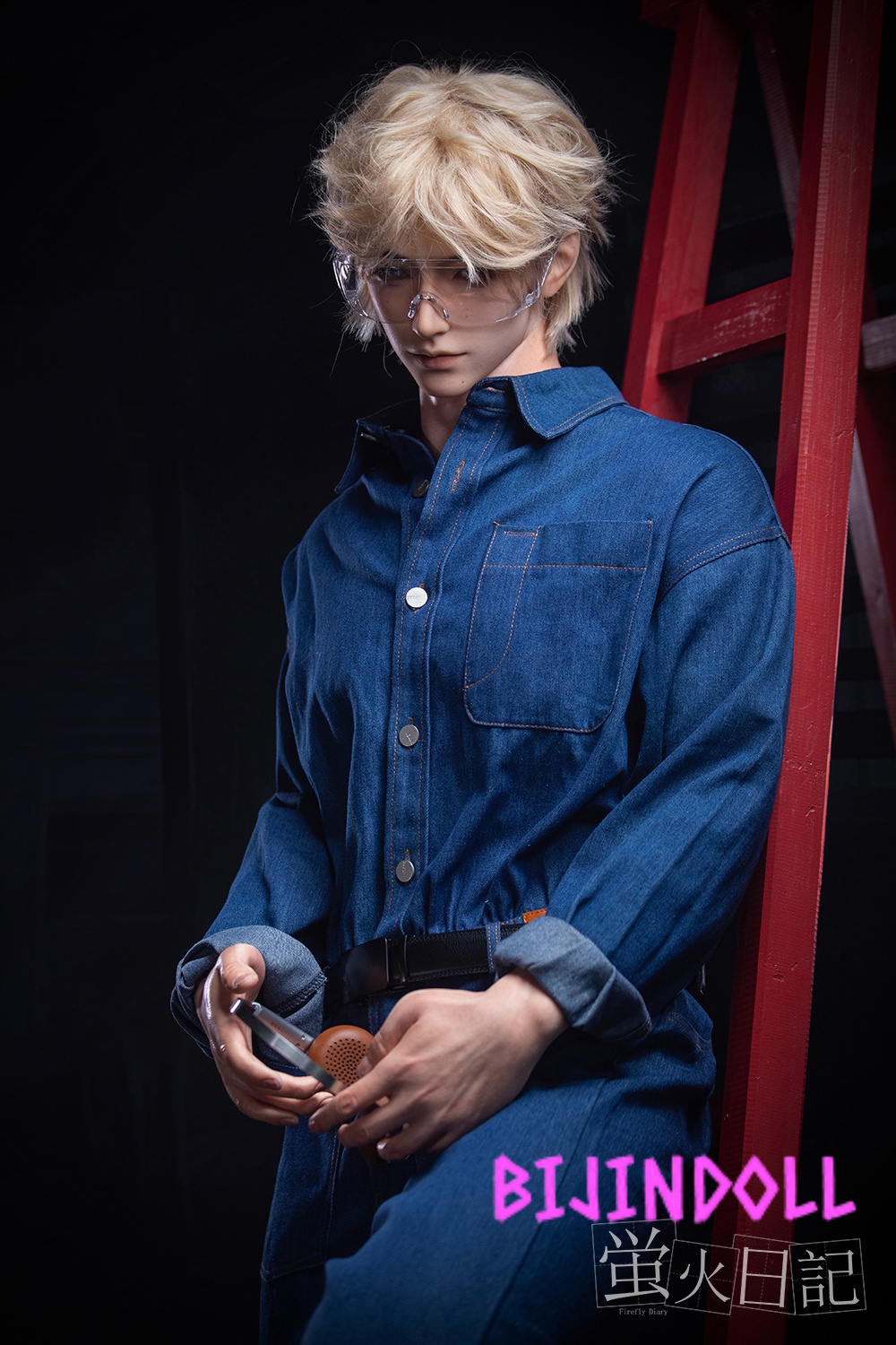 Firefly Diary 176cm Male Silicone Love Doll JiangLing Blonde Handsome