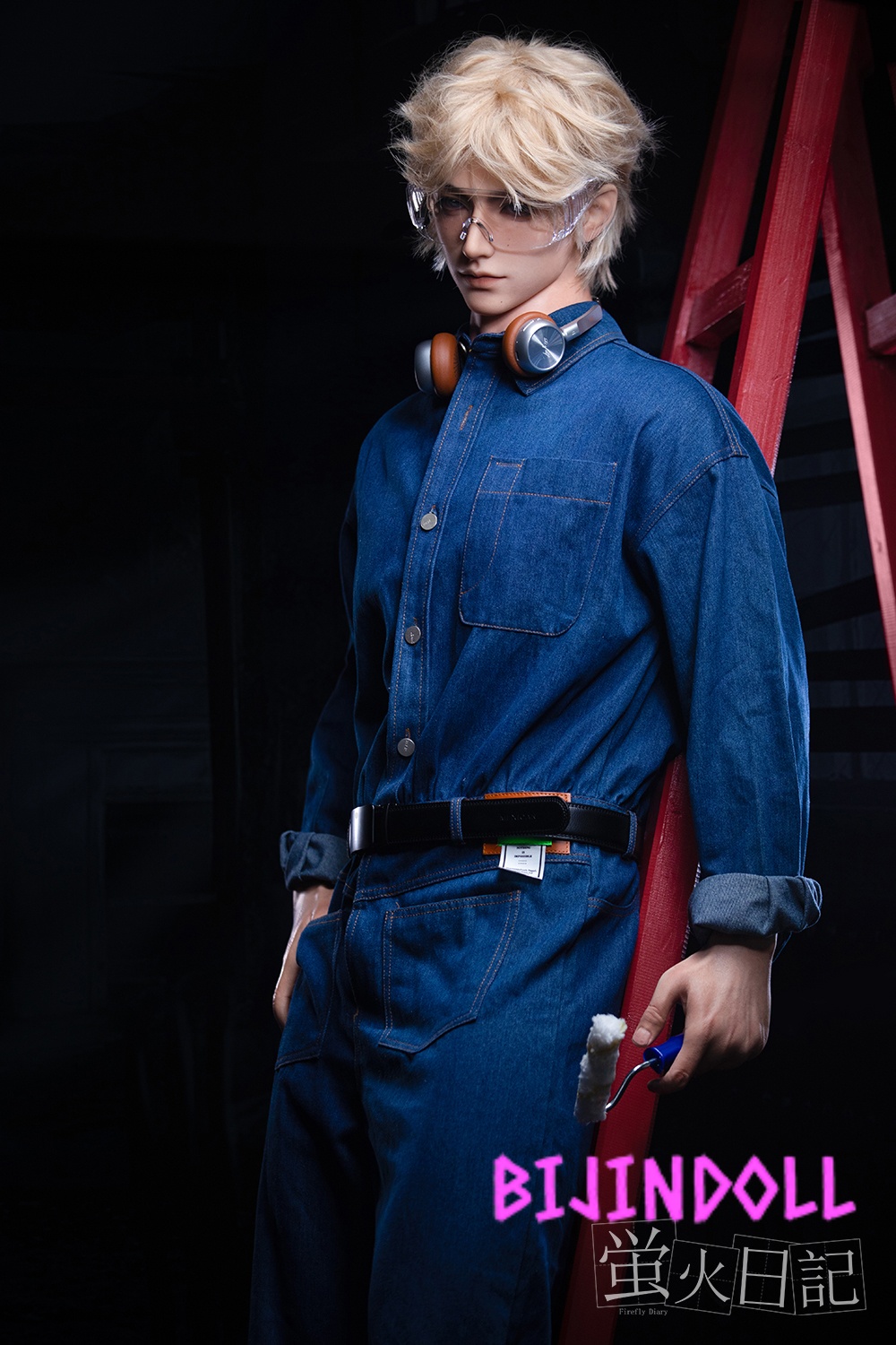 Firefly Diary 176cm Male Silicone Love Doll JiangLing Blonde Handsome