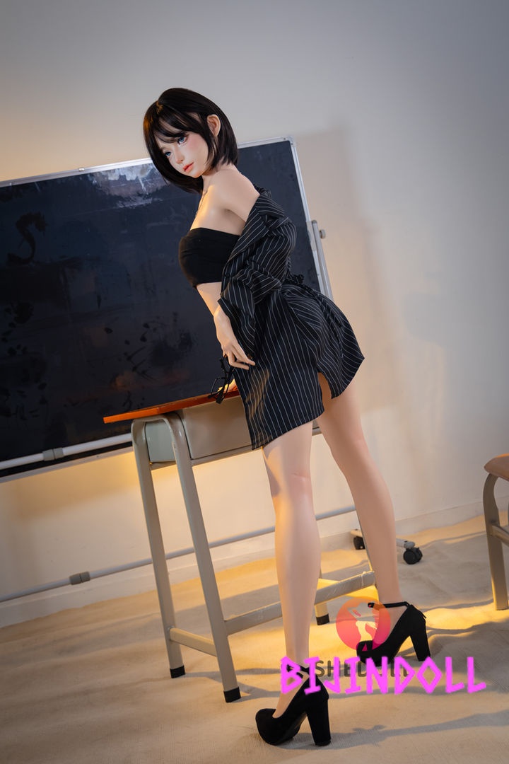 SHEDOLL 152cm A-cup Silicone Sex Doll Jiang Xiaoli OL Style Petite