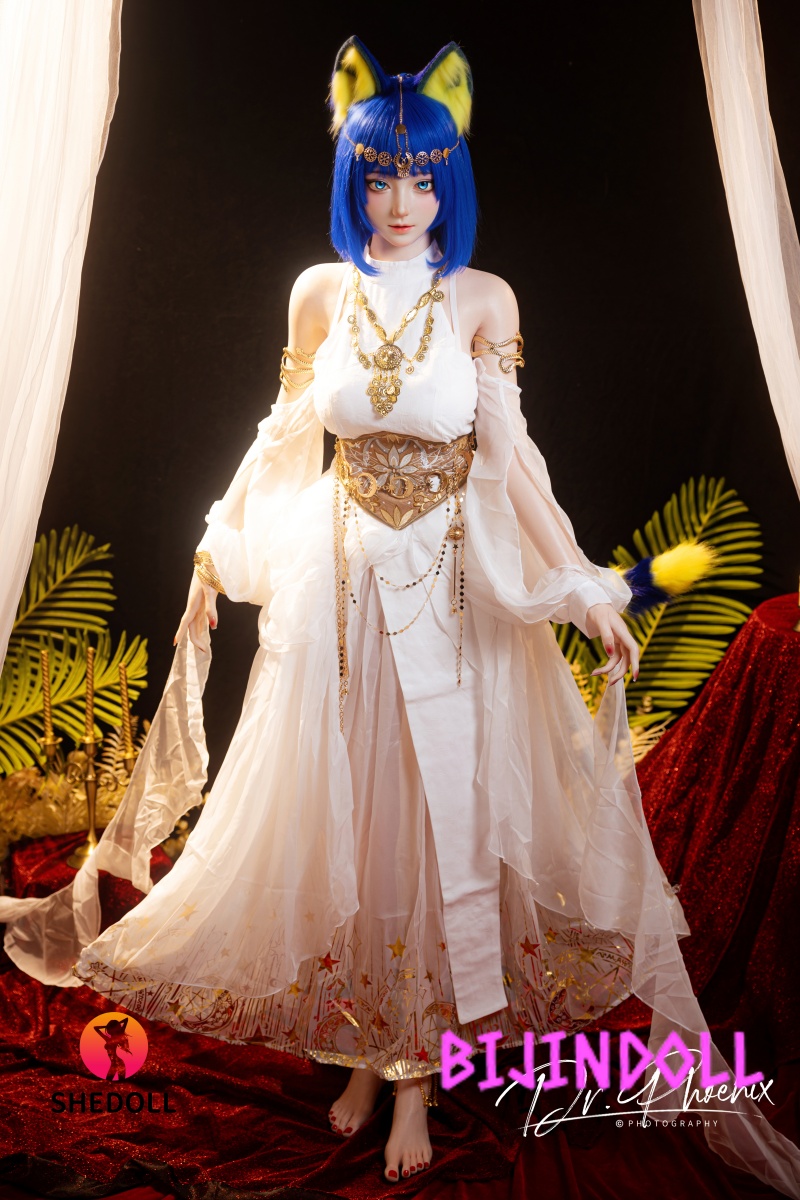 SHEDOLL 168cm E-cup Silicone Love Doll Jiang Xiaotang Egyptian Style Petite