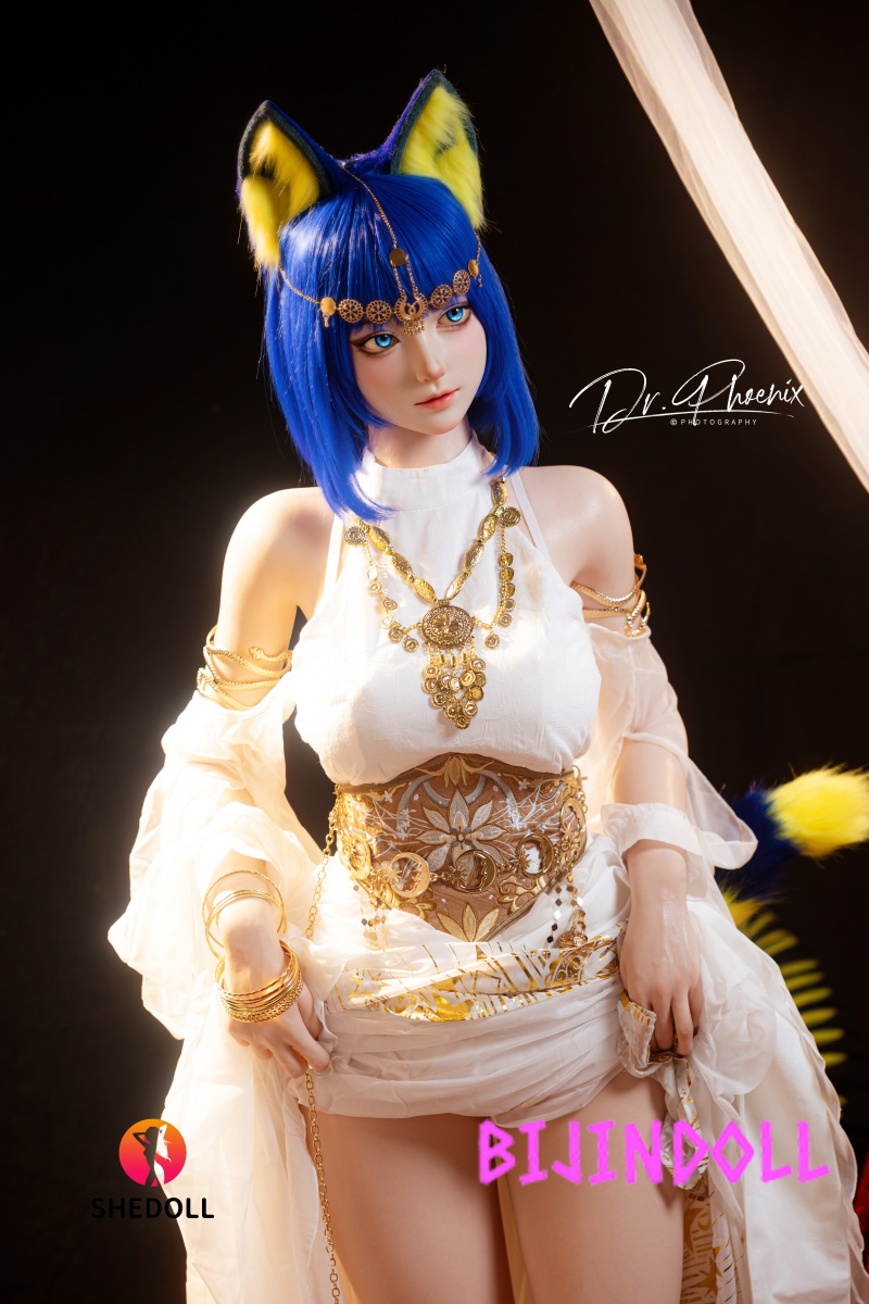 SHEDOLL 168cm E-cup Silicone Love Doll Jiang Xiaotang Egyptian Style Petite