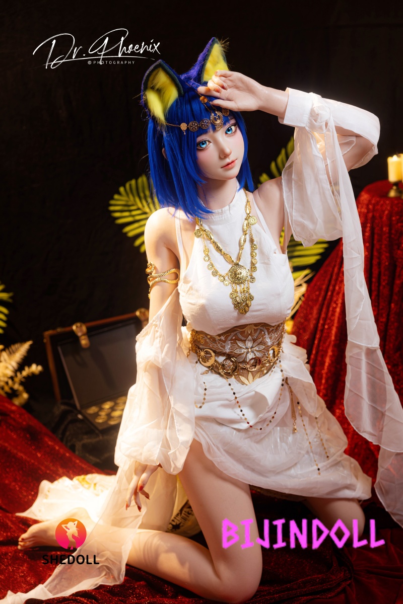 SHEDOLL 168cm E-cup Silicone Love Doll Jiang Xiaotang Egyptian Style Petite
