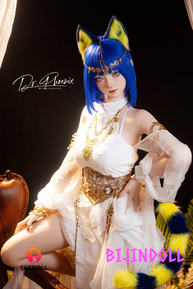 SHEDOLL 168cm E-cup Silicone Love Doll Jiang Xiaotang Egyptian Style Petite