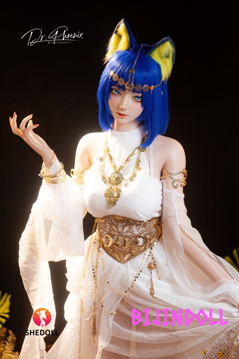 SHEDOLL 168cm E-cup Silicone Love Doll Jiang Xiaotang Egyptian Style Petite