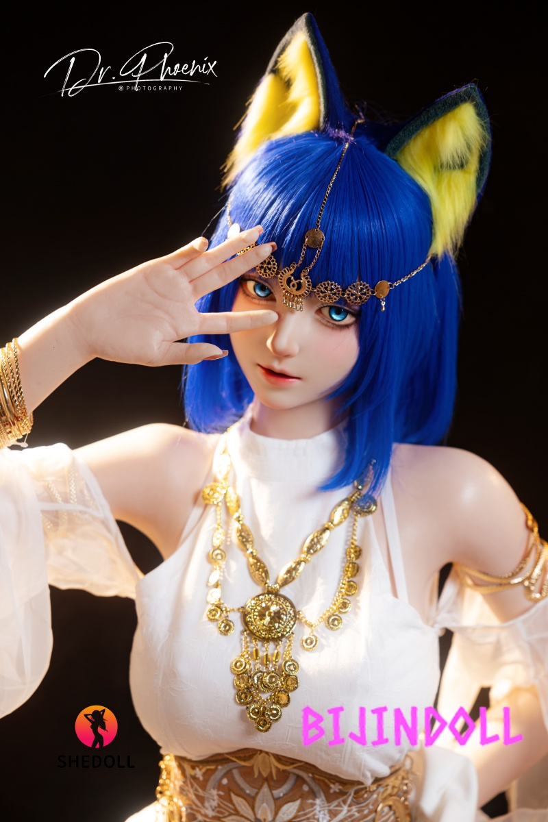 SHEDOLL 168cm E-cup Silicone Love Doll Jiang Xiaotang Egyptian Style Petite