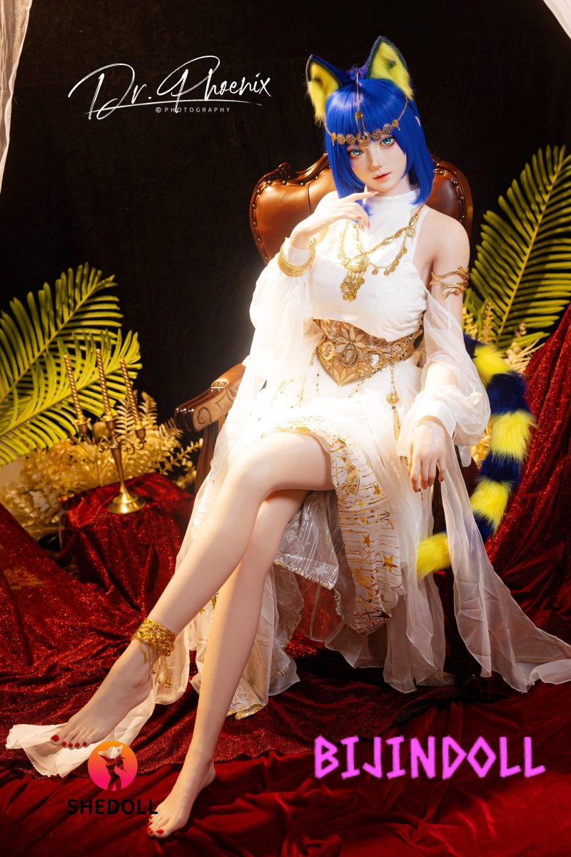 SHEDOLL 168cm E-cup Silicone Love Doll Jiang Xiaotang Egyptian Style Petite