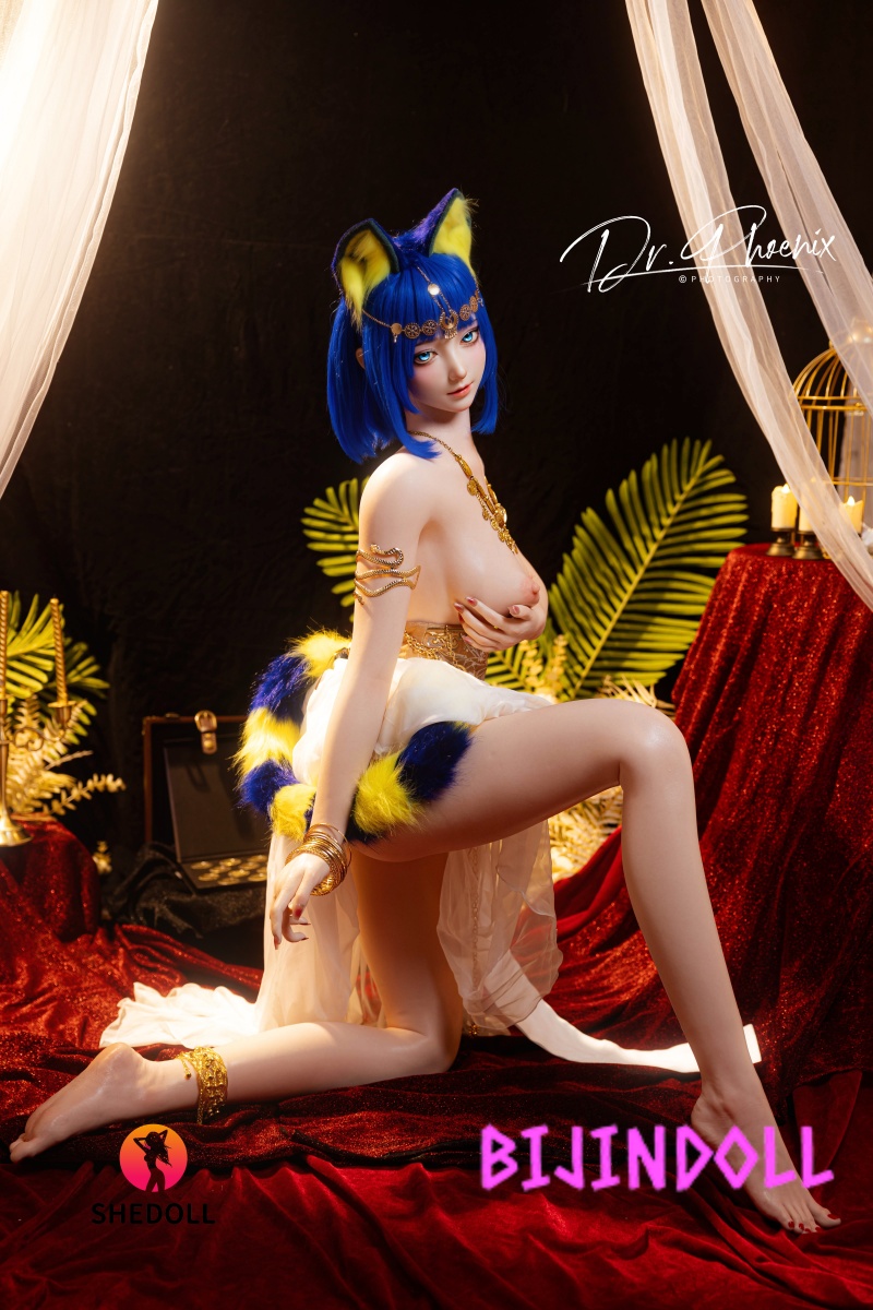 SHEDOLL 168cm E-cup Silicone Love Doll Jiang Xiaotang Egyptian Style Petite