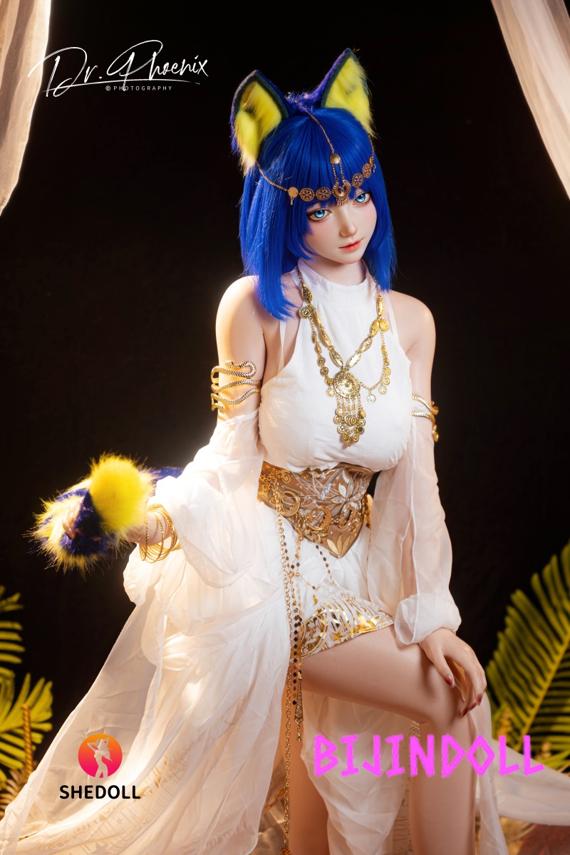 SHEDOLL 168cm E-cup Silicone Love Doll Jiang Xiaotang Egyptian Style Petite