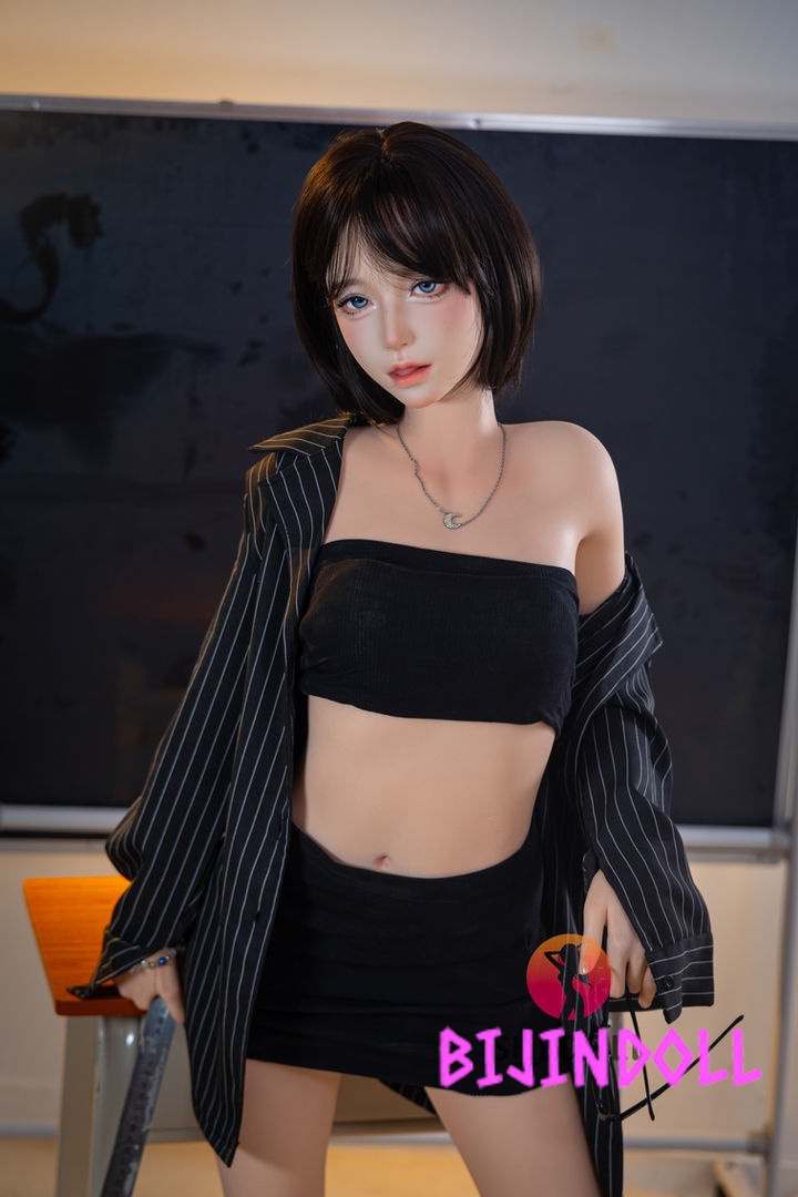 SHEDOLL 152cm A-cup Silicone Sex Doll Jiang Xiaoli OL Style Petite