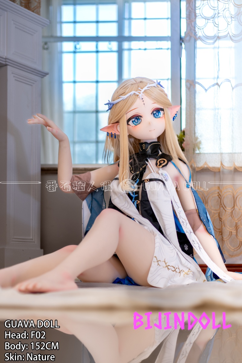 GUAVADOLL 152cm A-cup PVC Head Love Doll  Head F02 Elf Ears