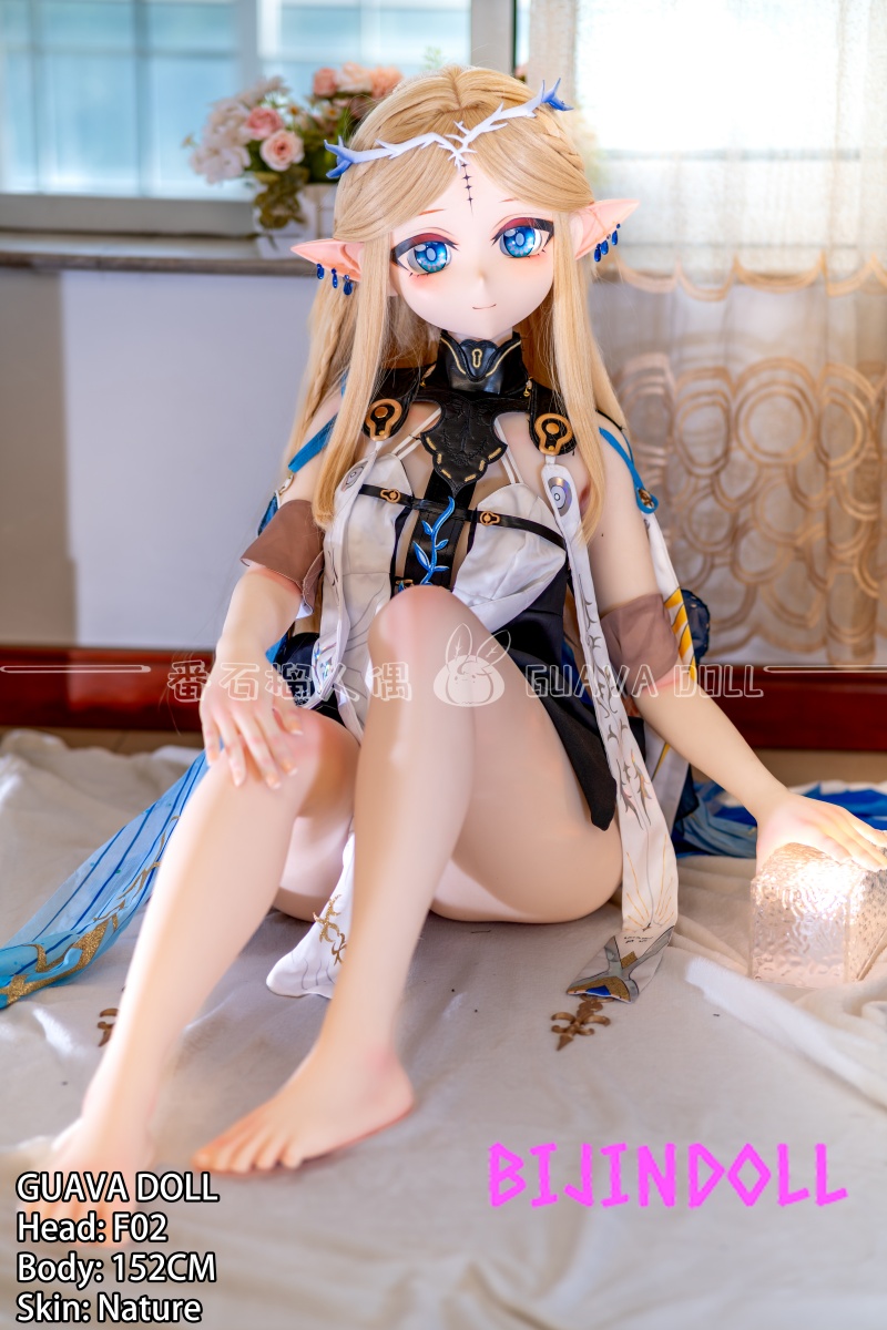 GUAVADOLL 152cm A-cup PVC Head Love Doll  Head F02 Elf Ears